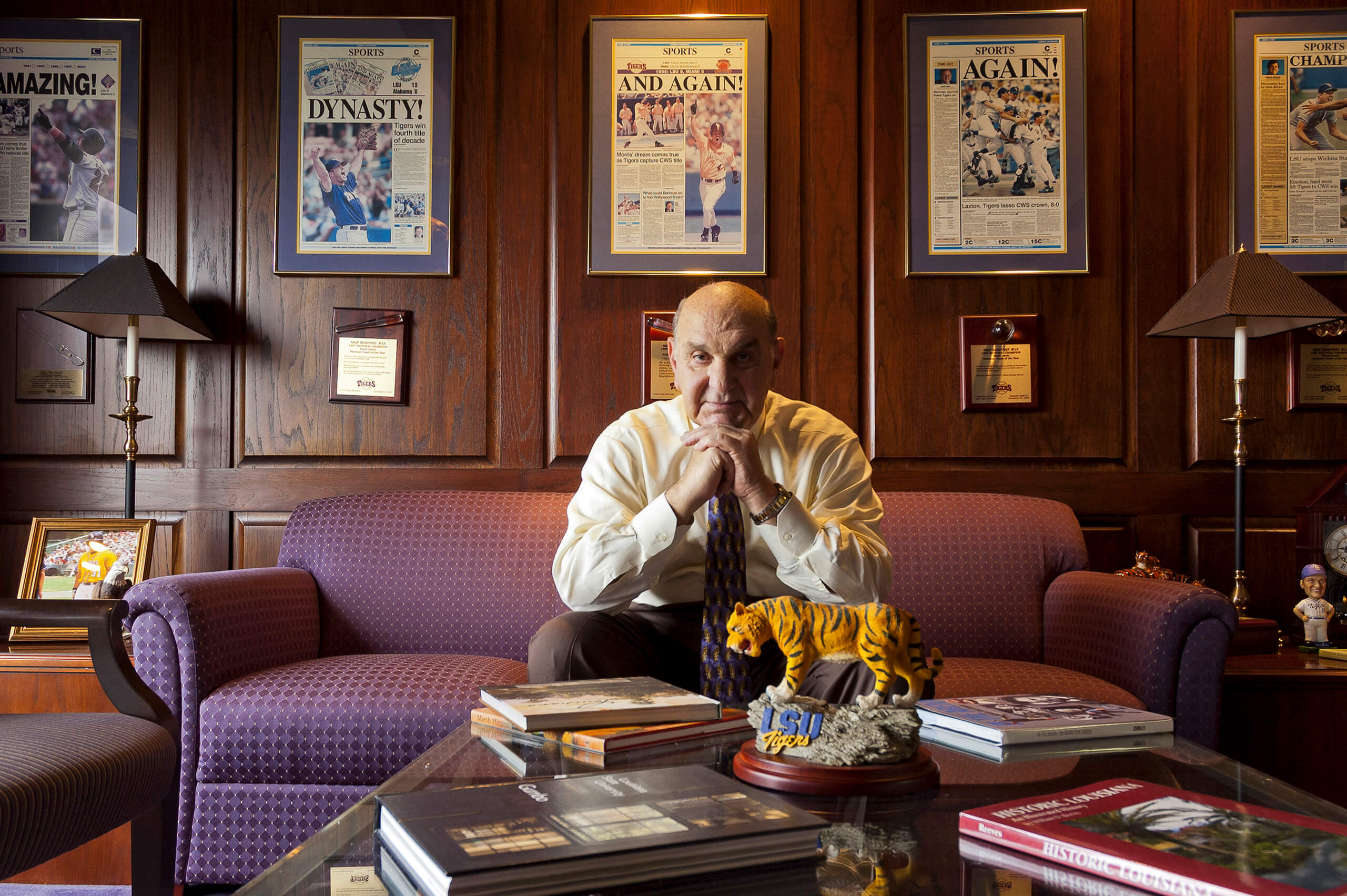 LSU Athletic Director Skip Bertman