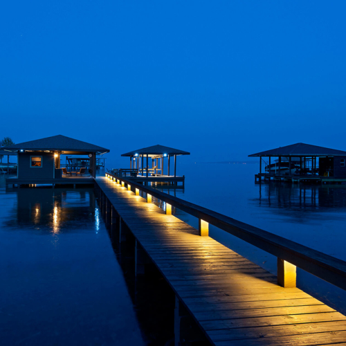 Private Dock at Dusk