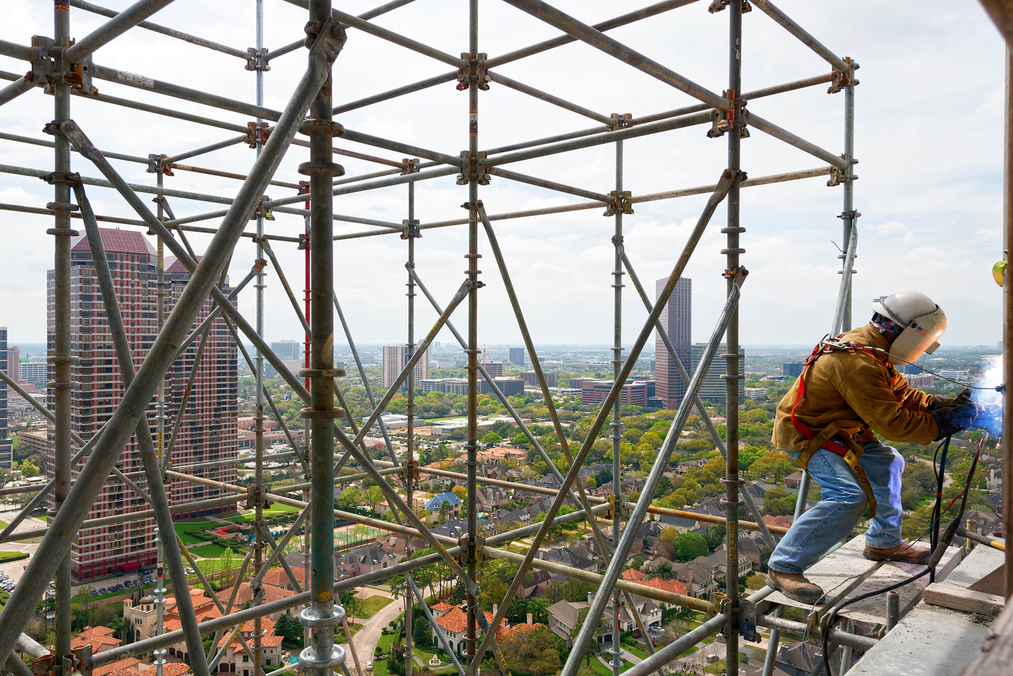 Welder 24 stories Up